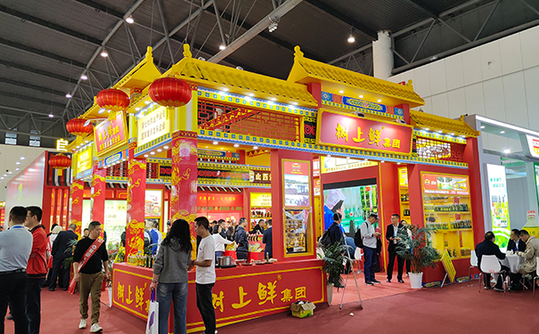 糖酒会调味品展台如何设计更有吸引力突出产品